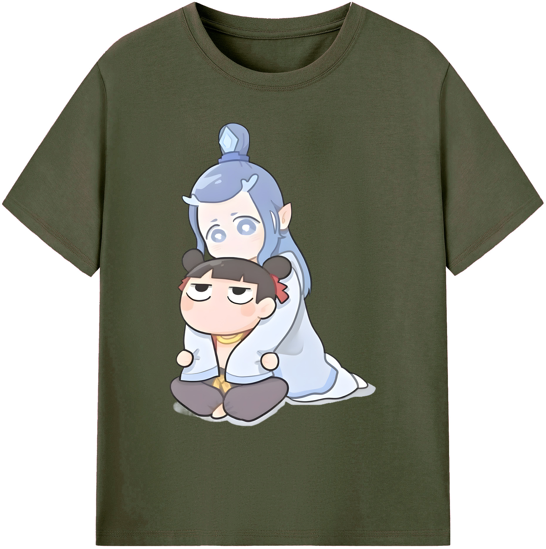 （画像用） Ne Zha 2 ナタ 魔童の大暴れ 綿100％ メンズ半袖Tシャツ｜肌触りやわらか＆通気性